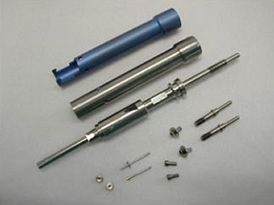 Turned parts, titanium and titanium 6-4 alloy