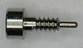 Titanium screw, for technical display purpose