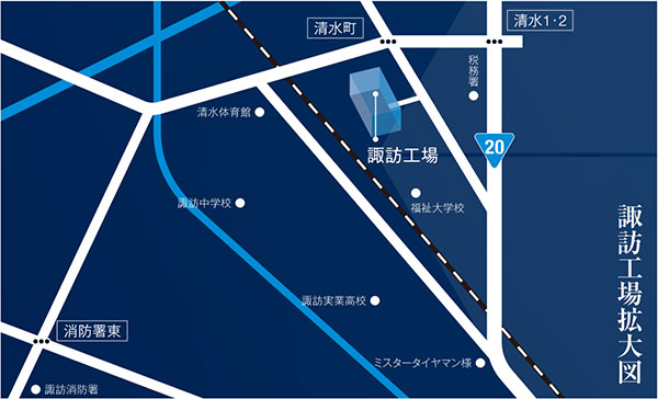 諏訪工場拡大図