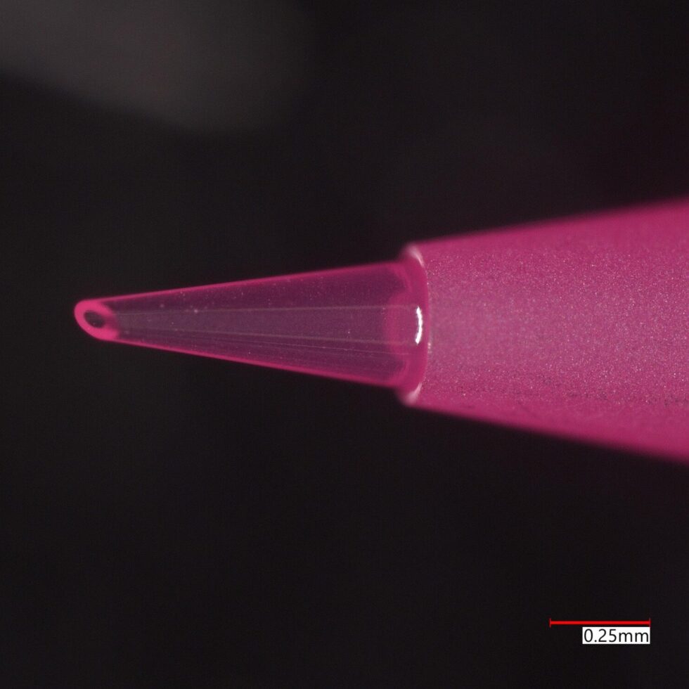 セラミックス・超硬・SUS等の高精度研削加工 先端外径±3μm(特殊仕様)斜めカット(特殊仕様)